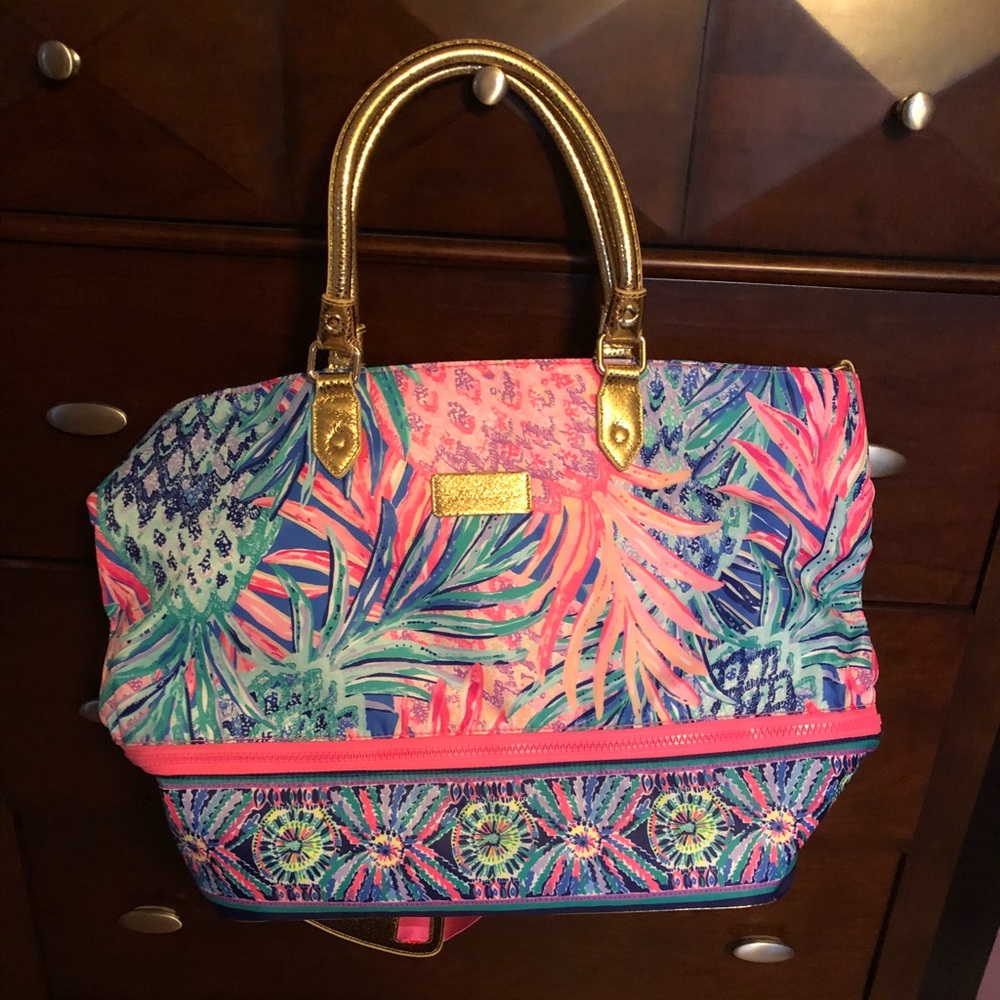 Lilly Pulitzer weekender duffel bag